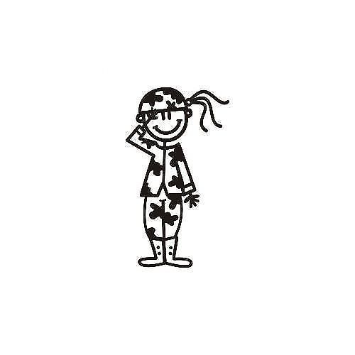 My Family Sticker - Mother In Army Gear