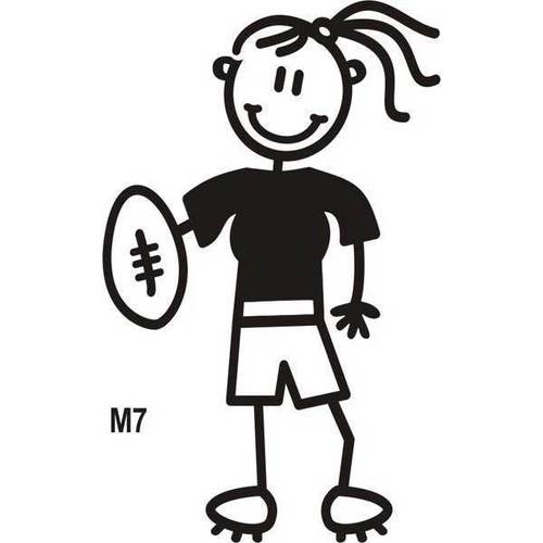 Genuine My Family Sticker - Mother with Football