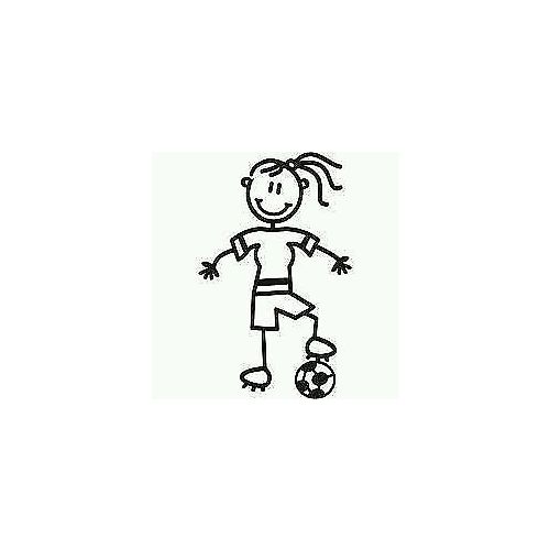 Genuine My Family Sticker - Mother with Soccerball