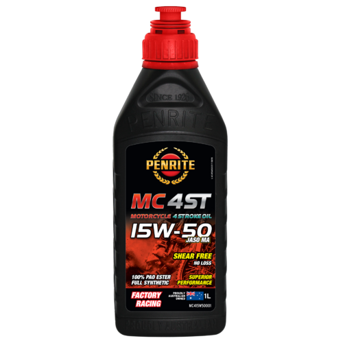 Penrite Mc-4st 100% Pao Ester Full Synthetic Motorcycle Engine Oil 1l 15w50 MC415W50001