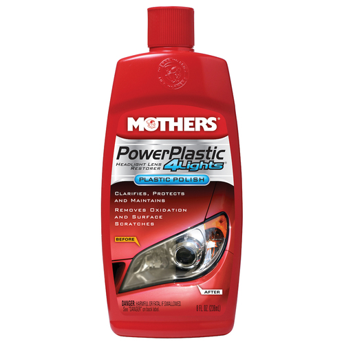 Mothers Powerplastic 4lights Headlight Lens Restorer  236ml  MOT-688808 08808