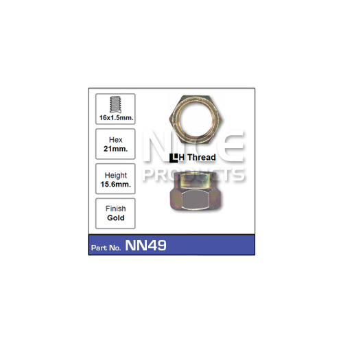 Nice  Hub Nut (1)    NN49 NN49