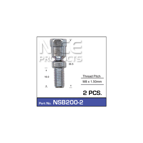 Nice  Shear Bolts (pair)    NSB200-2 NSB200-2