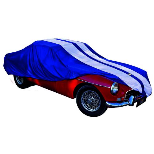 PC Covers Car Cover-á - Show Car Large Blue & White 4.95 Long X 1.78 Wide X 1.3mtr High PC40170L-BL/W PC40170L-BL/W