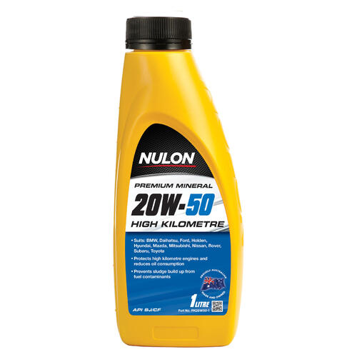 Nulon  Premium Mineral Engine Oil  1L 20w50 PM20W50-1 