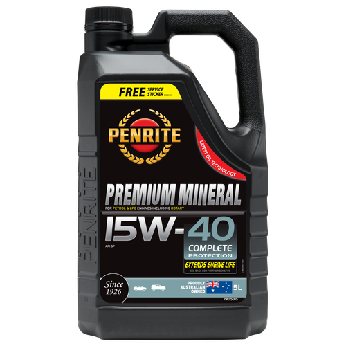 Penrite Premium Mineral Engine Oil 5l 15w40 PMO15005