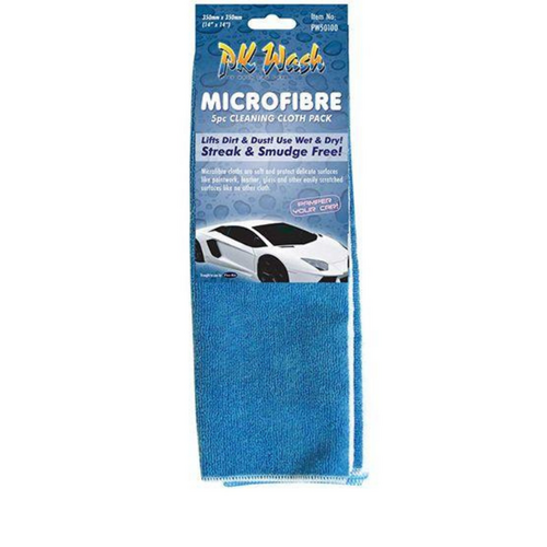 PK Wash Towels 5pc Microfibre 350mm 14'' PW50100