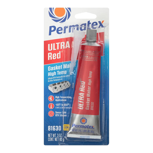 Permatex Ultra Red RTV Silicone Gasket Maker 85g PX81630