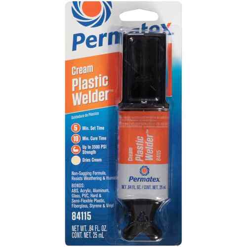 Permatex 84115 Permapoxy 5min Plastic Weld Dual Syr 25ml PX84115 