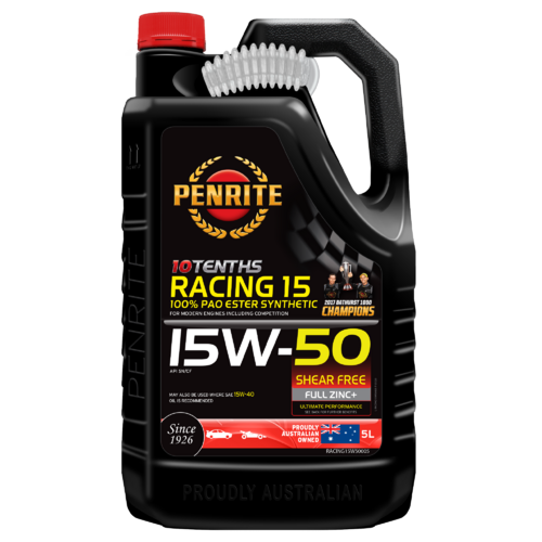 Penrite 10-tenths Racing Engine Oil 5l 15w50 RACING15W50005