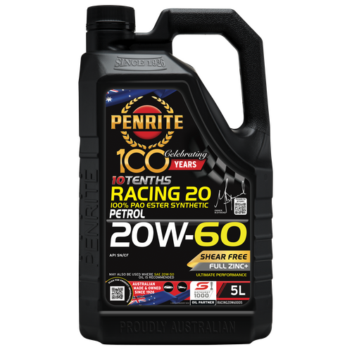 Penrite 10-tenths Racing Engine Oil 20W-60 5L