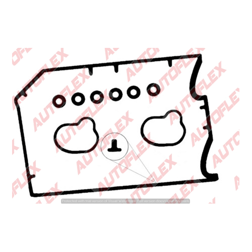 LH Rocker/Valve Cover Gasket Kit (1) RCG613KP RCG613K
