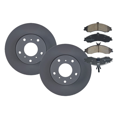 RDA Front Brake Disc Rotors (pair) & Brake Pads RDA40-RDB1331