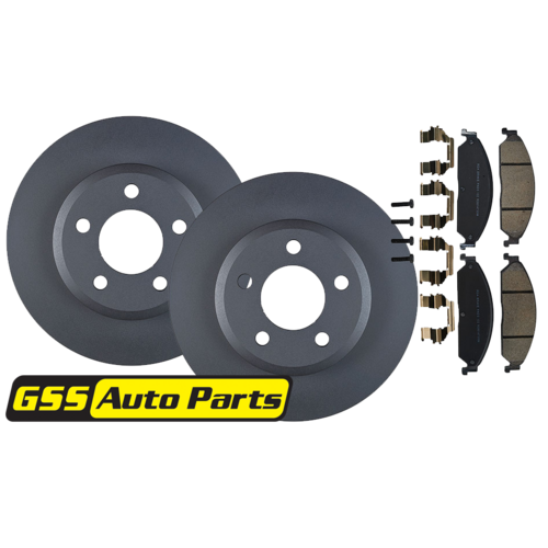 RDA Front Brake Disc Rotors (pair) & Brake Pads RDA504 RDB1473