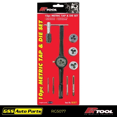 PK Tool Tap and Die Set 10pc RG5077