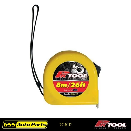 PK Tool Measuring Tape 8m 25mm RG6112