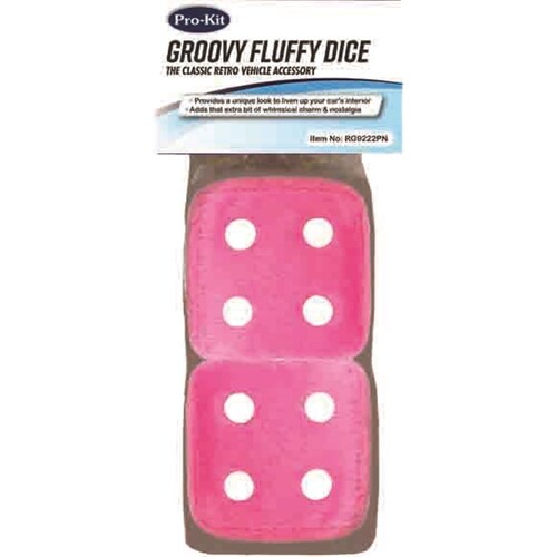 Pro Kit Pink Fluffy Dice RG9222PN