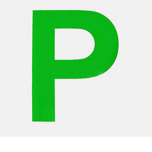 Pro-Kit Green Magnetic P Plates RG9387