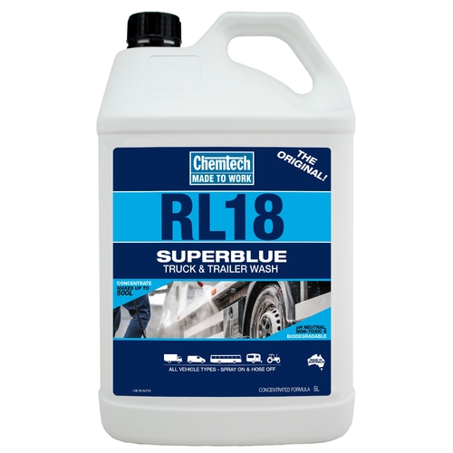 Chemtech Superblue Truck And Trailer Wash 5L RL18-5L