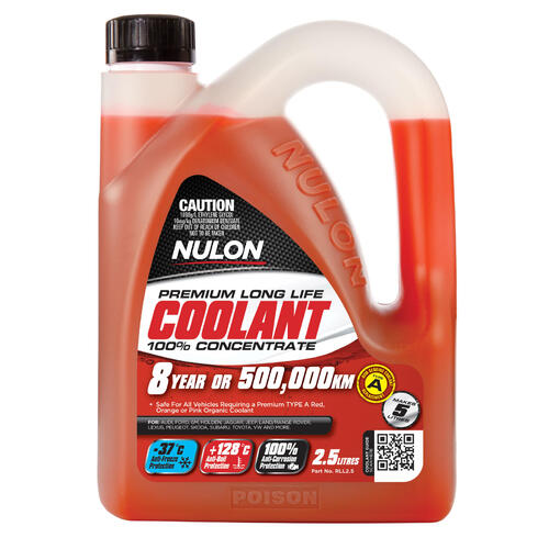 Nulon Red Long Life Concentrated Coolant 2.5l RLL2.5