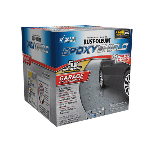 Rustoleum  Epoxyshield Garage Floor Coating Kit Small - 1 Car Garage Gloss Grey 3.55L  251965 251965