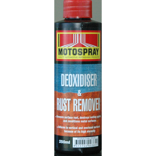Rustoleum Motospray Deoxidiser & Rust Remover Clear 250ml RR250 RR250