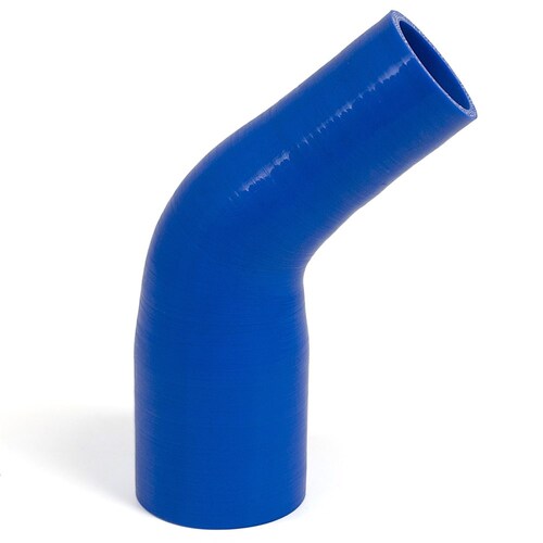 SAAS 45 Degree Reducer Silicone Hose Blue SSH455163E