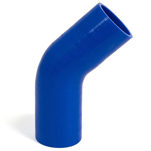 SAAS 45 Degree Silicone Hose Blue SSH456363E