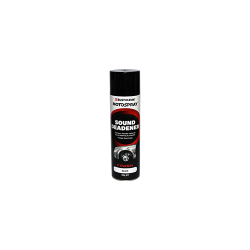Rustoleum Motospray Sound Deadener - Spray On Black 400g Aerosol  SO400 SO400