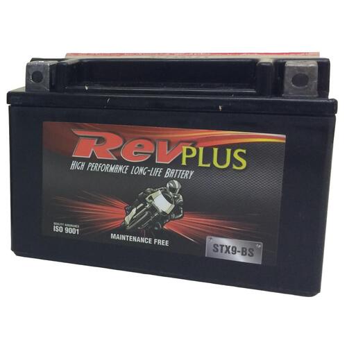 Supercharge  Supercharge Revplus Battery Maintenance Free Motorcycle     STX9-BS