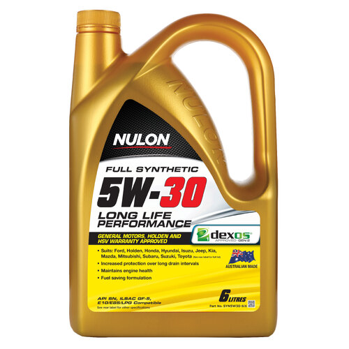 Nulon  Full Synthetic Engine Oil  6L 5w30 SYN5W30-SIX 