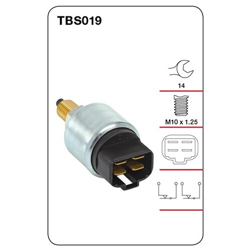 Tridon Brake Light Stop Light Switch TBS019
