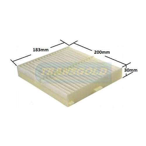 Transgold Cabin Filter WACF0193 TCF397