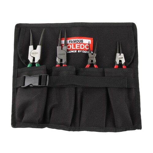 Toledo Circlip Pliers Tool Roll 4 Peice TCPR01 TCPR01