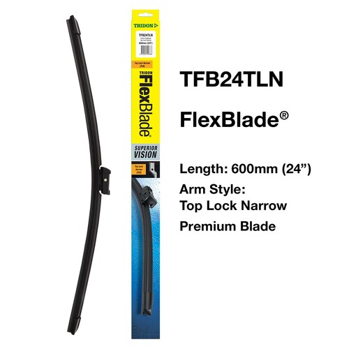 Tridon Top Lock Narrow 24In Wiper Blade - 1Pc 600mm (24") TFB24TLN
