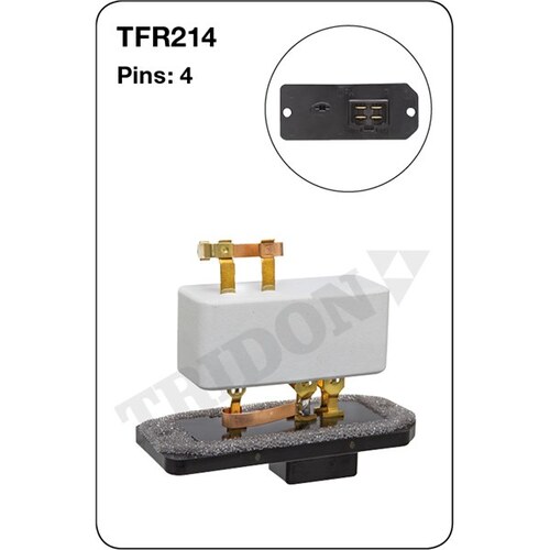 Tridon Heater Fan Resistor TFR214