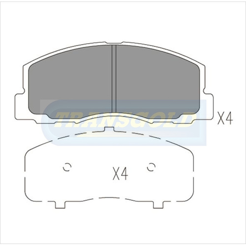 Front Brake Disc Pads TG0319N DB319