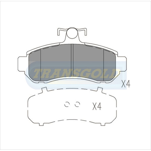 Front Brake Disc Pads TG1203N DB1203