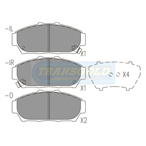 Front Brake Disc Pads TG1292N DB1292