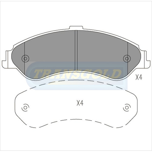 Front Brake Disc Pads TG1375N DB1375