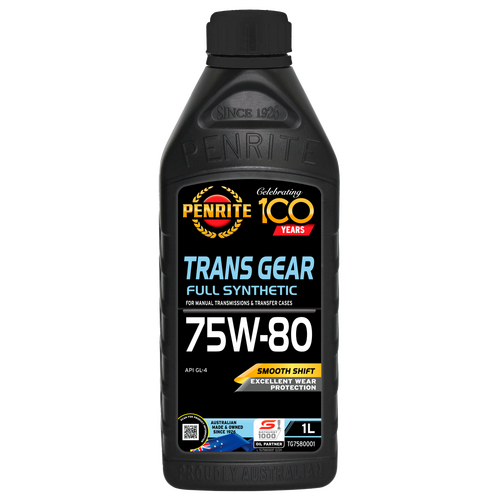 Penrite Trans Gear Oil Semi Syn Transaxle Transfer Case Manual Gearboxes 75W-80 1L