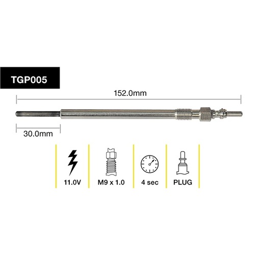 Tridon Glow Plug (1) TGP005