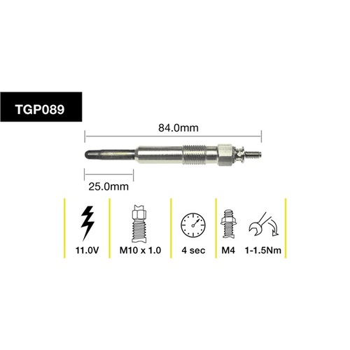 Tridon Glow Plug (1) TGP089