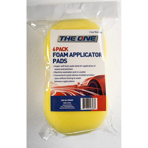 The One Foam Applicator Pads 6 Pack THFA6PK