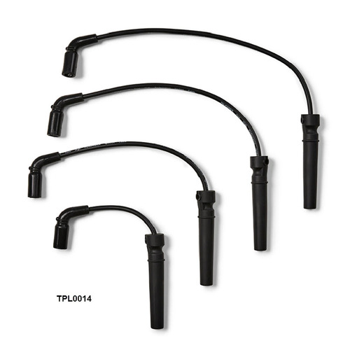 Tri-Power 7Mm Black Ignition Lead Set E74839 TPL0014