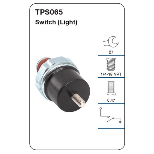 Tridon Oil Pressure Switch (light) TPS065