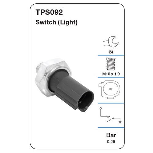 Tridon Oil Pressure Switch (light) TPS092