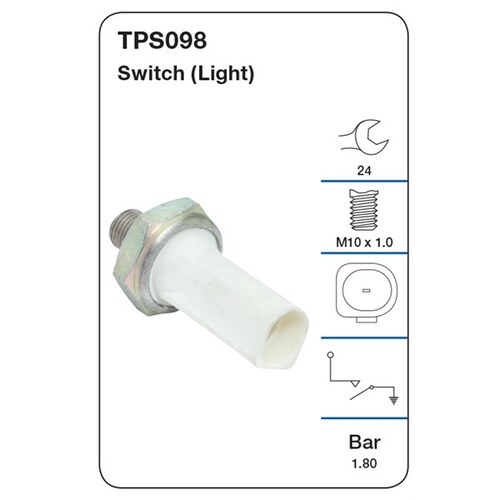 Tridon Oil Pressure Switch (light) TPS098