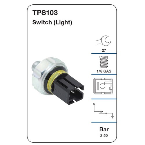 Tridon Oil Pressure Switch (light) TPS103