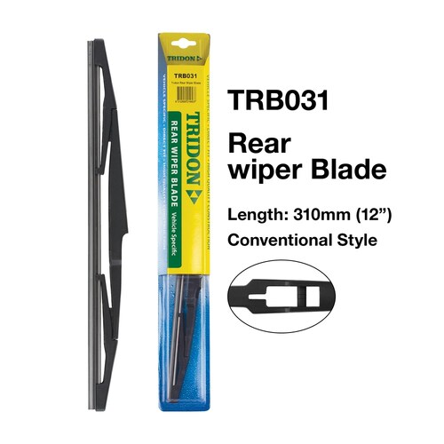 Tridon Rear Wiper Blade 12In 310mm (12") TRB031